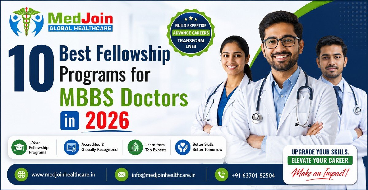 10 High-Demand Fellowship Programs After MBBS in 2026 | Top Courses