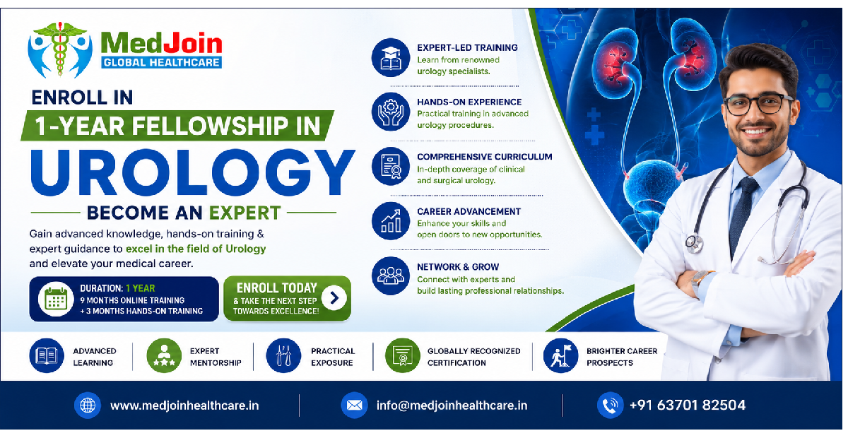 Enroll in 1-Year Fellowship in Urology | Become an Expert